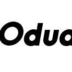 Odudo Bold Oblique