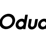 Odudo Semi Bold Oblique