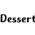Dessert Menu Sans