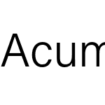 Acumin Pro Light