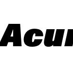 Acumin Pro Ultra Black