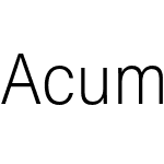 Acumin Pro SemiCondensed ExtLt