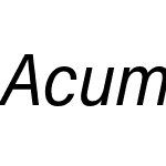 Acumin Pro SemiCondensed