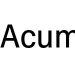 Acumin Pro SemiCondensed Medium