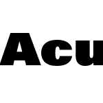 Acumin Pro Wide Ultra Black