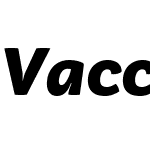 VaccineSansW10-BlackItalic