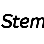 StemW03-MediumItalic