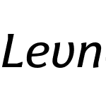 LevnamW10-Italic