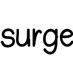 surgeryfont