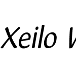 XeiloW03-Italic