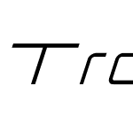 TranspondW00-LightItalic