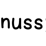 nussyfonts