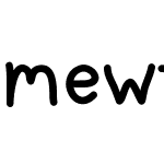 mewfont