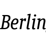 BerlingskeSlabCn-MdItalic