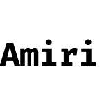 Amiri Typewriter