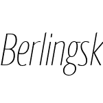 BerlingskeSansXCn-TnItalic