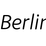 BerlingskeSansRound-Italic