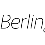 BerlingskeSans-XLtItalic