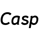 Casper Bold Italic