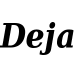 DejaVu Serif Condensed