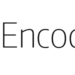 Encode Sans Narrow