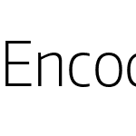 Encode Sans Narrow