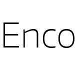 Encode Sans Wide