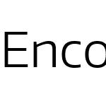 Encode Sans Wide