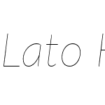 Lato Hairline