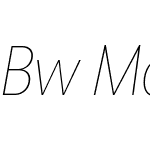 Bw Modelica DEMO