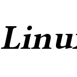 Linux Libertine Slanted