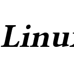 Linux Libertine Slanted