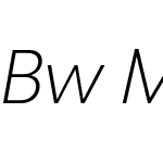 Bw Modelica DEMO