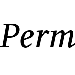 PermianSerifTypeface