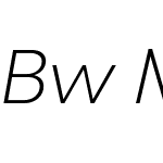 Bw Modelica Cyrillic DEMO