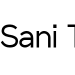 Sani Trixie Sans