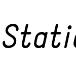 Static Italic
