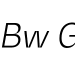 Bw Gradual DEMO