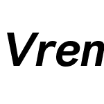 Vremena Grotesk Medium Italic