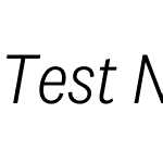 Test National 2 Narrow