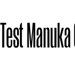 Test Manuka Condensed