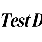 Test Domaine Display Condensed