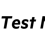 Test Metric