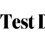 Test Domaine Display Condensed