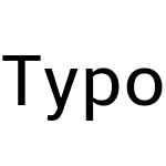 TypoPRO Amble