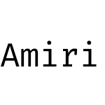 Amiri Typewriter