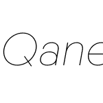 Qanelas Thin Italic