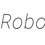 Roboto Mono Thin