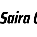 Saira Condensed