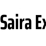 Saira ExtraCondensed